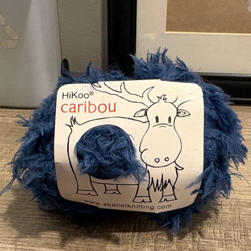 HiKoo Caribou BLUE JEAN Yarn,100% Nylon,93 Yards,NEW